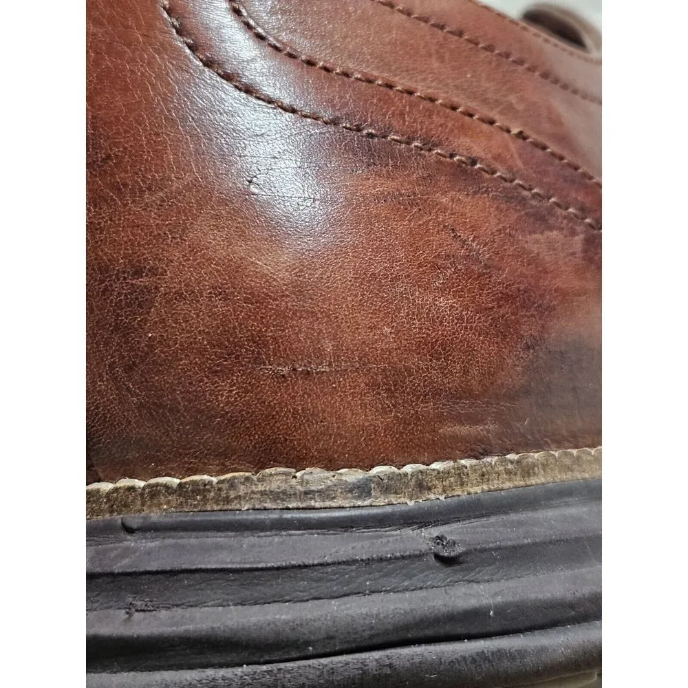Cole Haan Grand OS Oxford Wingtip Leather Dress‎ Shoes Brown C26472 Men's 13
